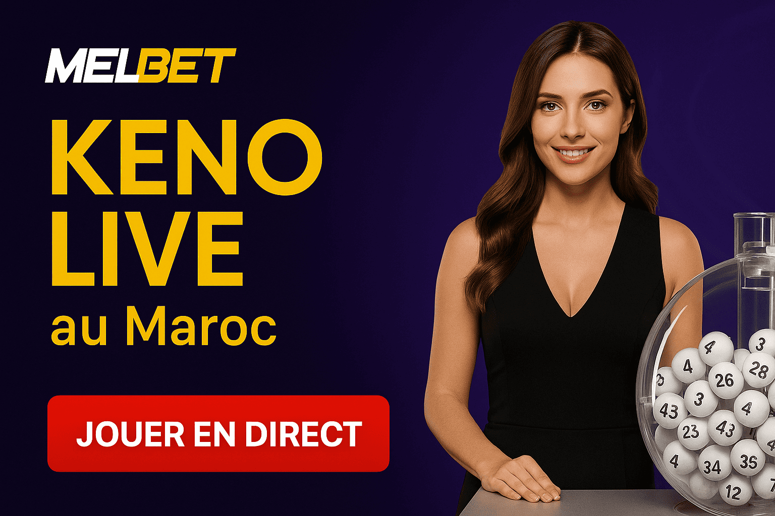 Keno en direct Melbet Maroc